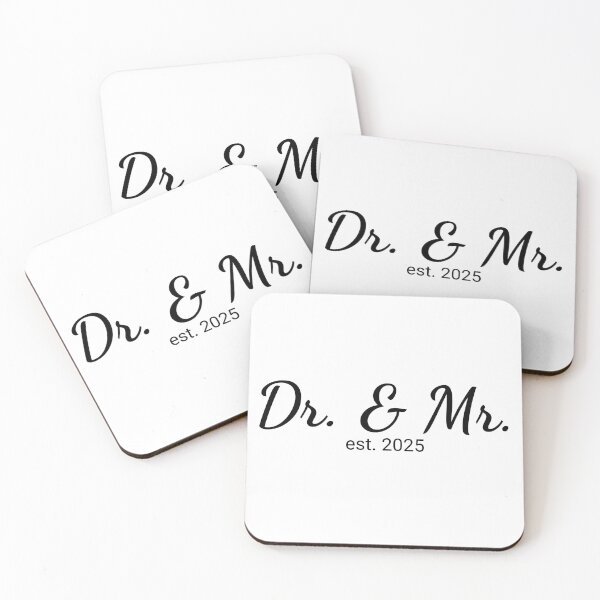 Item preview, Dr. & Mr. Est 2025 designed and sold by JettieDesignCo.