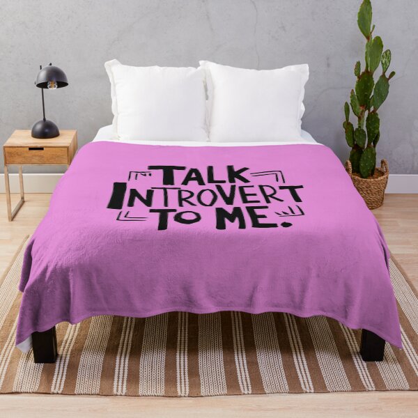 Item preview, Talk Introvert to Me – Funny Sarcastic Introvert Quote for Quiet People | Dry Humor Anti-Social Design for Stickers, Shirts & More designed and sold by CoastalEmp.