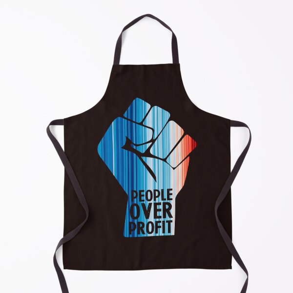 Item preview, Climate Change Stripes - Fist - People Over Profit designed and sold by Frank J. Art.