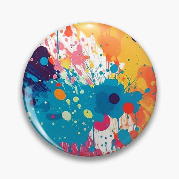 Item preview, Colorful Contemporary Splatter-Style Splashes Bright Abstract  designed and sold by DEC02.