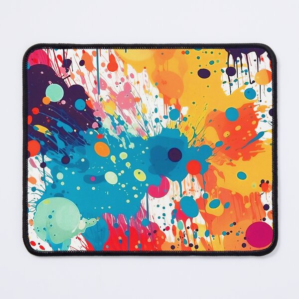 Item preview, Colorful Contemporary Splatter-Style Splashes Bright Abstract  designed and sold by DEC02.