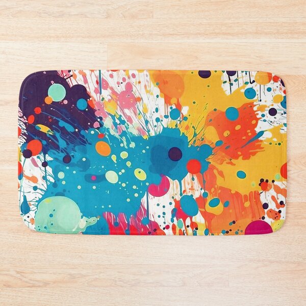 Item preview, Colorful Contemporary Splatter-Style Splashes Bright Abstract  designed and sold by DEC02.