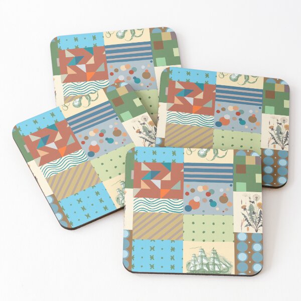 Item preview, Retro Patchwork with Kraken Attacking Homage designed and sold by missdebi27.
