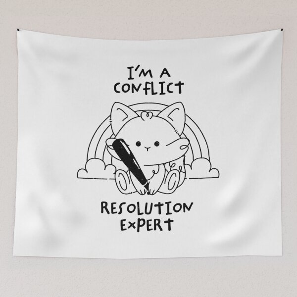 Item preview, I Am a Conflict Resolution Expert Lovely Cat Light by Tobe Fonseca designed and sold by Tobe Fonseca®.