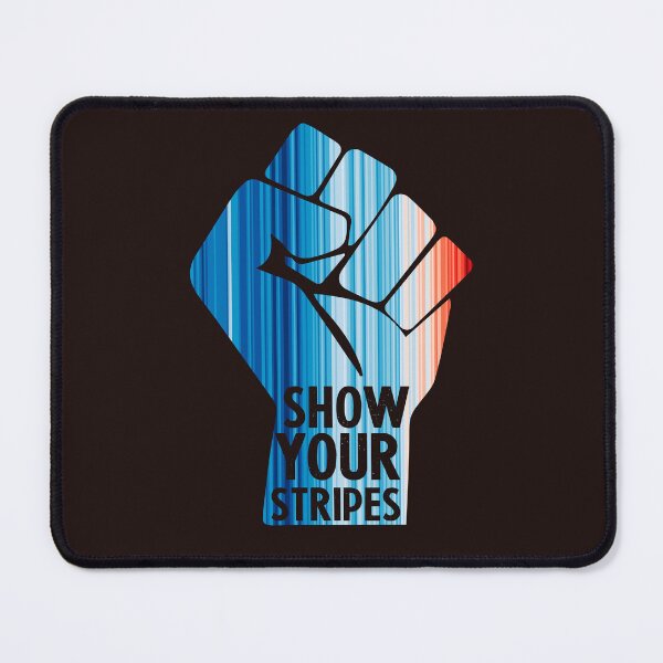 Item preview, Climate Change Stripes - Fist - Show Your Stripes designed and sold by Frank J. Art.