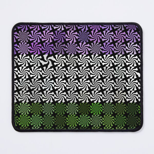 Item preview, Psychedelic Spiral Eclectic Trippy Quirky Abstract Genderqueer Pride Flag designed and sold by Chaos Queery.