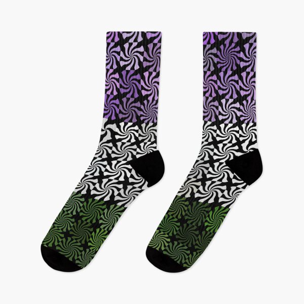 Item preview, Psychedelic Spiral Eclectic Trippy Quirky Abstract Genderqueer Pride Flag designed and sold by Chaos Queery.