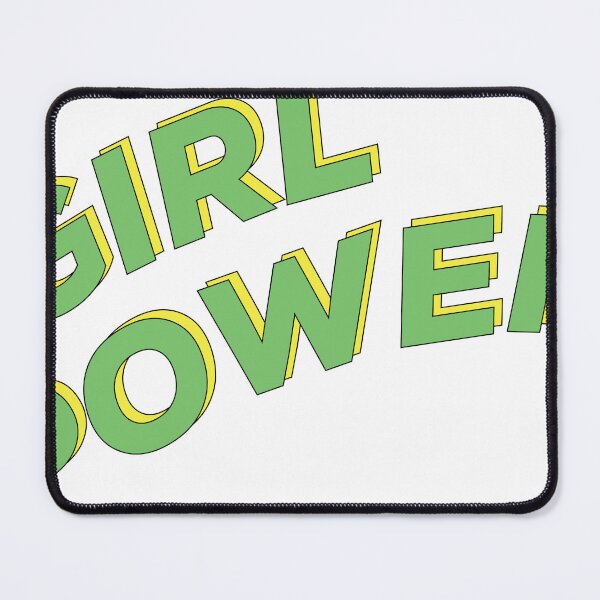 Item preview, girl power green simple text sticker designed and sold by KIMCHIKIM.