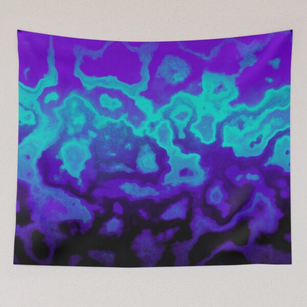 Item preview, Trippy Ripply Marbled Groovy Boho Alexigender Pride Flag designed and sold by Chaos Queery.