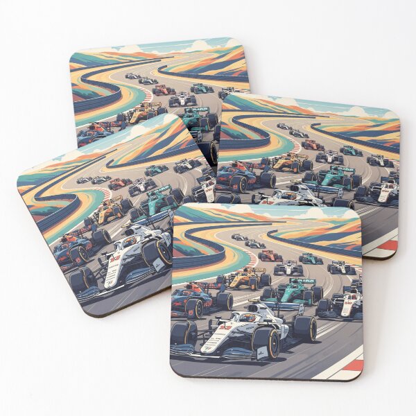 Item preview, Formula 1 Cars Racing Circuit | F1 Track Puzzle & Gifts designed and sold by Bobby Hart Creative.