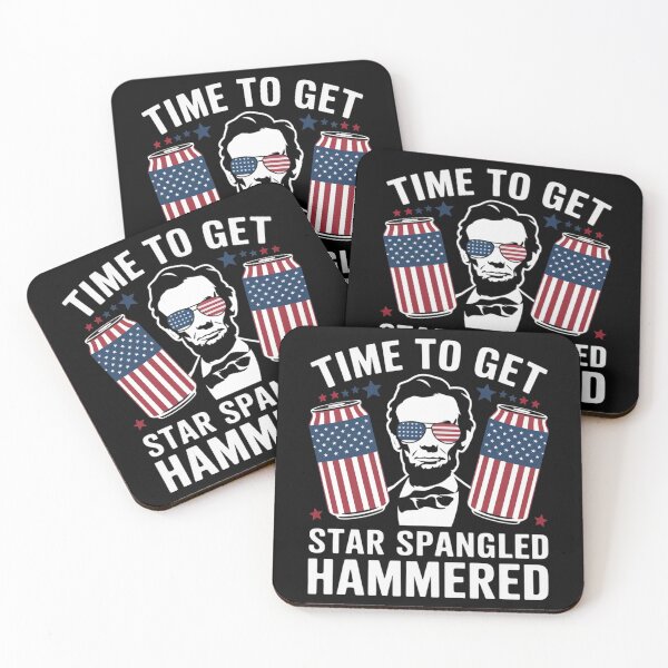 Item preview, 4th Of July Time To Get Star Spangled Hammered designed and sold by brynatshop.