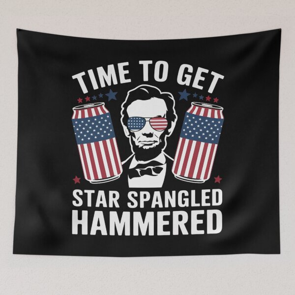 Item preview, 4th Of July Time To Get Star Spangled Hammered designed and sold by brynatshop.