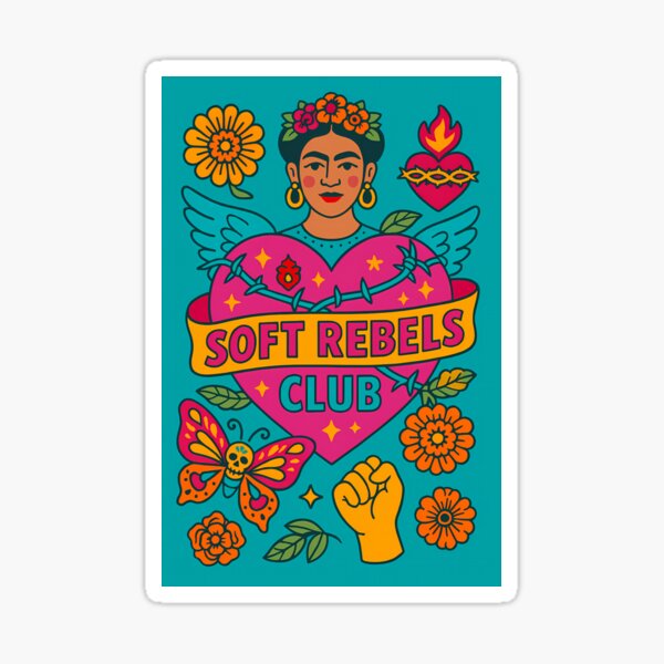 Item preview, Reina Fuerza – Latina Soft Rebels Club T-Shirt Design | Día de Muertos & Feminist Icons designed and sold by CuriosityIntl.