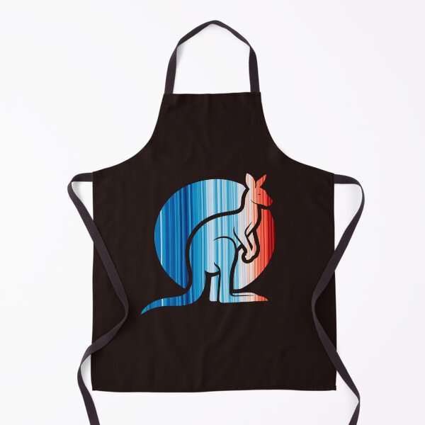 Item preview, Climate Change Stripes - Kangaroo outline designed and sold by Frank J. Art.
