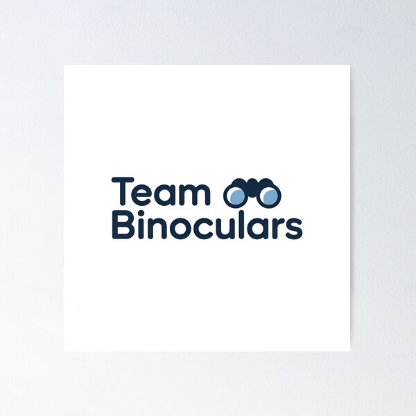 Item preview, Team Binoculars – Birdwatcher Club Logo designed and sold by Brainy Bird's Place.