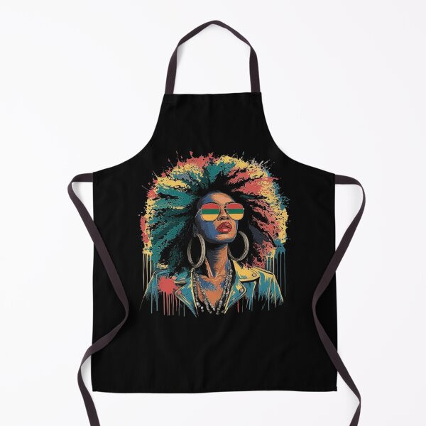 Item preview, Afrocentric Bold Black Woman Art - Retro Afro Style with Sunglasses and Power Vibes designed and sold by love3617.