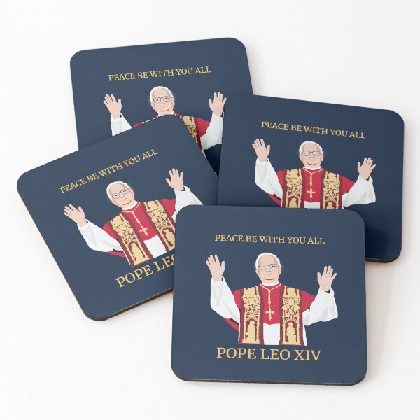 Item preview, Pope Leo XIV – Peace Be With You All  Catholic Gift, Christian Faith Art designed and sold by TroveWish.