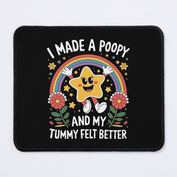 Item preview, Funny Poop Star Rainbow Design - I Made a Poopy and My Tummy Felt Better designed and sold by love3617.