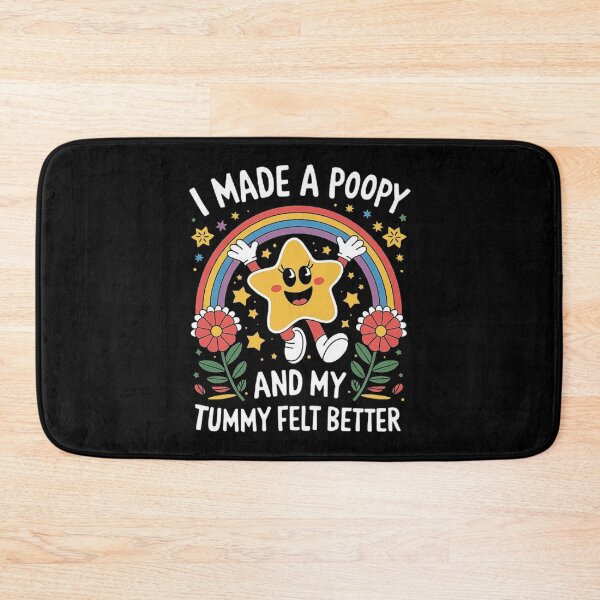 Item preview, Funny Poop Star Rainbow Design - I Made a Poopy and My Tummy Felt Better designed and sold by love3617.