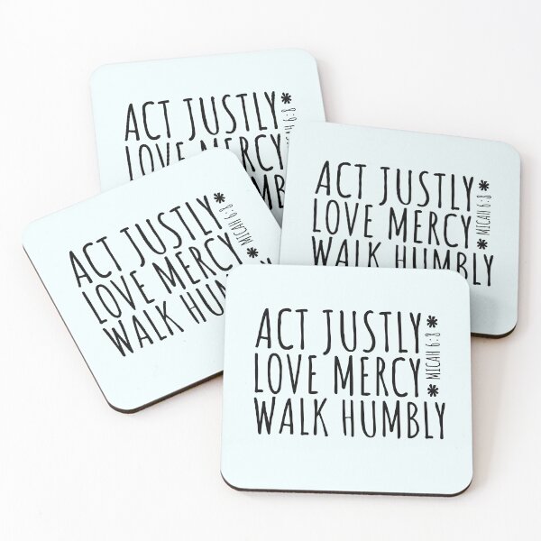 Item preview, Bible Verse: Micah 6:8 - Act Justly Love Mercy Walk Humbly | Series #9 designed and sold by JirehKollezion.