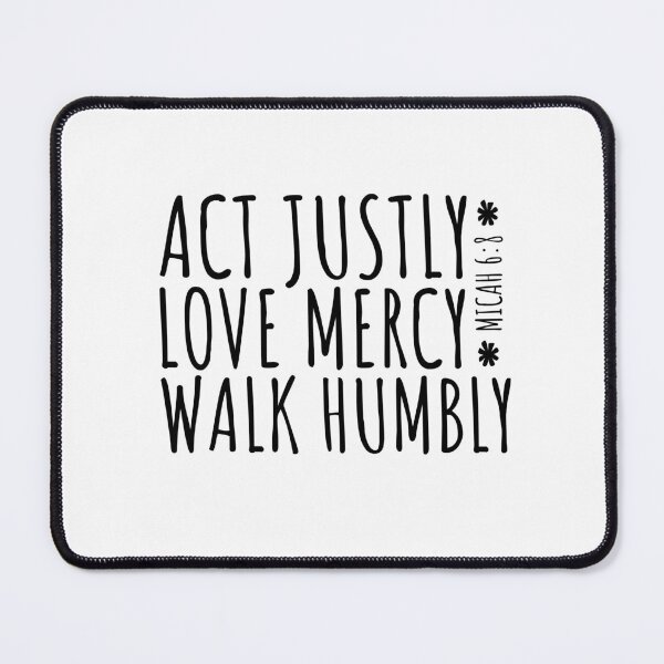 Item preview, Bible Verse: Micah 6:8 - Act Justly Love Mercy Walk Humbly | Series #9 designed and sold by JirehKollezion.