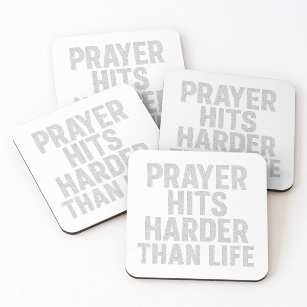 Item preview, Prayer Hits Harder Than Life — Urban Gospel Streetwear designed and sold by Noir Dawnn.