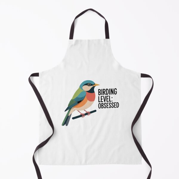 Item preview, Birding Level: Obsessed – Colorful Birdwatcher Design designed and sold by Brainy Bird's Place.