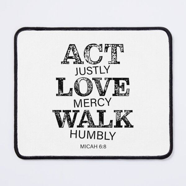 Item preview, Bible Verse: Micah 6:8 - Act Justly Love Mercy Walk Humbly | Series #10 designed and sold by JirehKollezion.