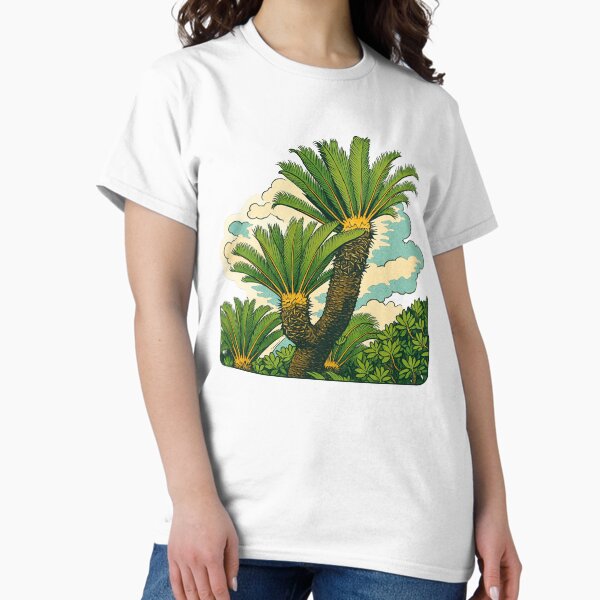 Item preview, Sotetsu Palm in Okinawa | Tropical Foliage Art - Retro Botanical Style designed and sold by PhotoGEEEN.