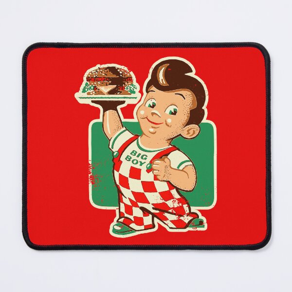 Item preview, Vintage Burger Mascot – 50s Fast Food Throwback designed and sold by Obscura Tee.