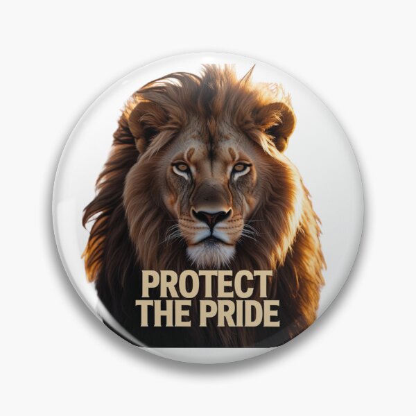 Item preview, Majestic Lion - Wildlife Conservation Art designed and sold by RAA-Logo-Image.