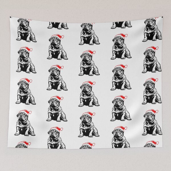 Item preview, Festive Shar Pei Portrait designed and sold by JollyCritters.