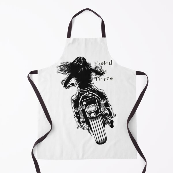 Item preview, Fueled by Fierce - Woman Riding a Motorcycle designed and sold by Vicky021.