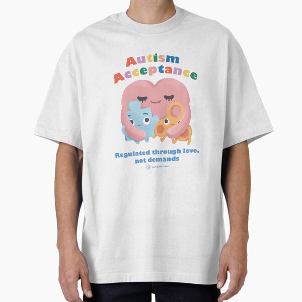 Vista previa del artículo con la obra «Regulado a través del amor, no de las exigencias», diseñado y vendido por KAWAIISPECTRUM.
