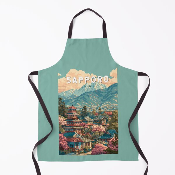 Item preview, Sapporo Japan Travel Art Vintage designed and sold by KrisSidDesigns.