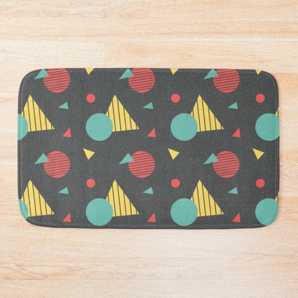 Item preview, Retro Geometric Pattern with Circles, Triangles, and Stripes designed and sold by larissa-myrie.