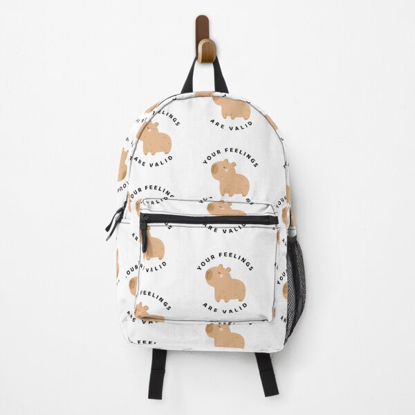 Item preview, Your Feelings Are Valid. Capybara mental health reminder designed and sold by brodidudie.