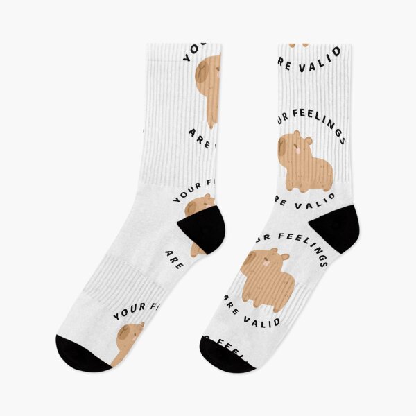 Item preview, Your Feelings Are Valid. Capybara mental health reminder designed and sold by brodidudie.