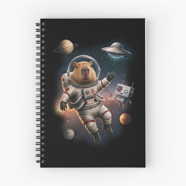 Item preview, Capybara Space Explorer designed and sold by HexOne.