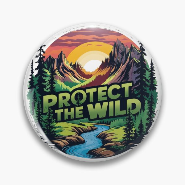 Item preview, Protect The Wild – Colorful Nature Conservation Design designed and sold by RAA-Logo-Image.