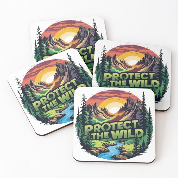 Item preview, Protect The Wild – Colorful Nature Conservation Design designed and sold by RAA-Logo-Image.