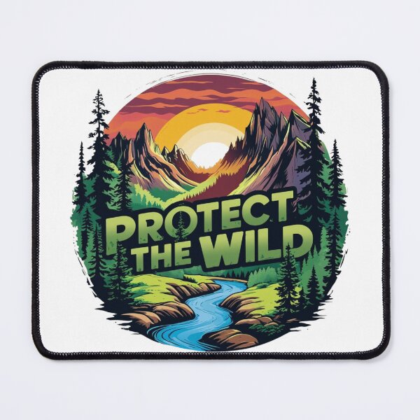 Item preview, Protect The Wild – Colorful Nature Conservation Design designed and sold by RAA-Logo-Image.