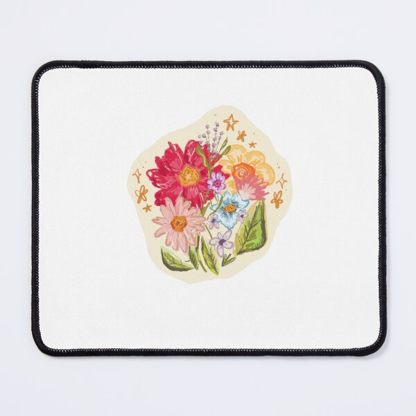 Item preview, wild flower bouquet pencil sketch designed and sold by olivia allan.