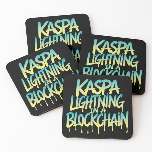 Item preview, Blocks Speak Louder Kaspa designed and sold by RadDeck.