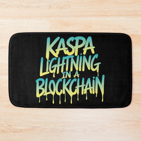 Item preview, Blocks Speak Louder Kaspa designed and sold by RadDeck.