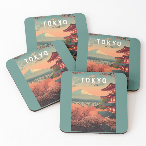 Item preview, Tokyo Japan Travel Art Vintage designed and sold by KrisSidDesigns.
