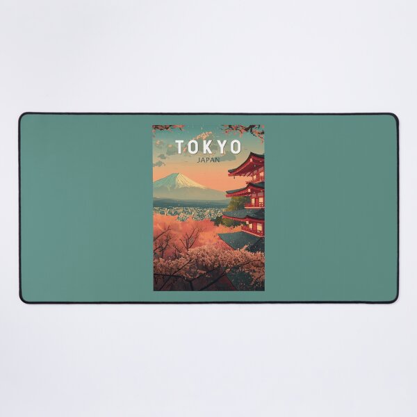 Item preview, Tokyo Japan Travel Art Vintage designed and sold by KrisSidDesigns.