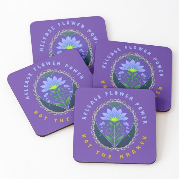Item preview, RELEASE FLOWER POWER, NOT THE KRAKEN  designed and sold by WendyMaree.