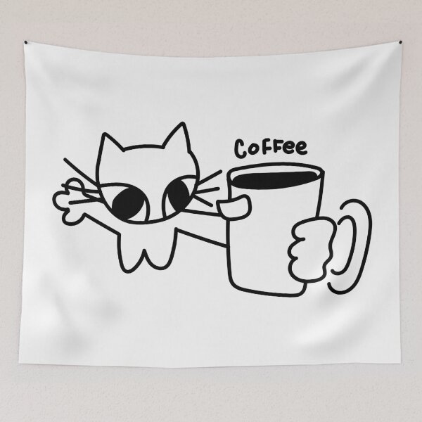 Item preview, Silly Cat Coffee designed and sold by Renlexd.