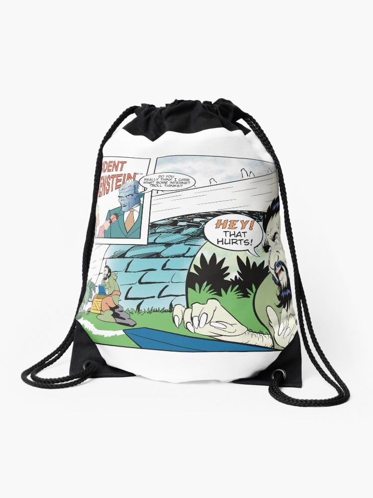 Thumbnail 1 of 3, Drawstring Bag, President Frankenstein - Internet Trolls designed and sold by President-Frank.